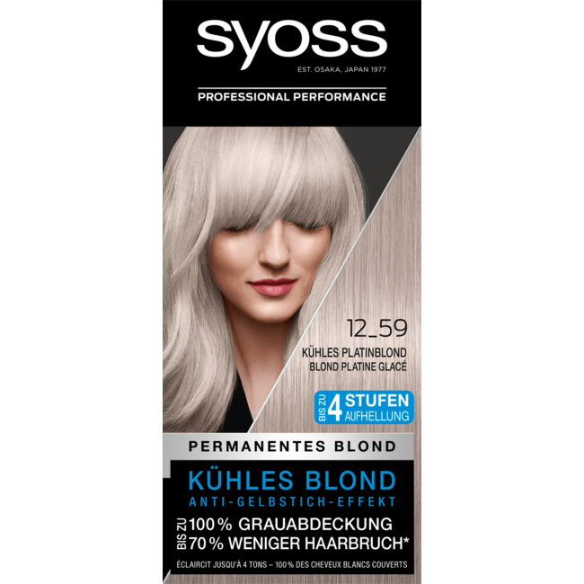Syoss Haarverf 12_59 Koel Platina Blond