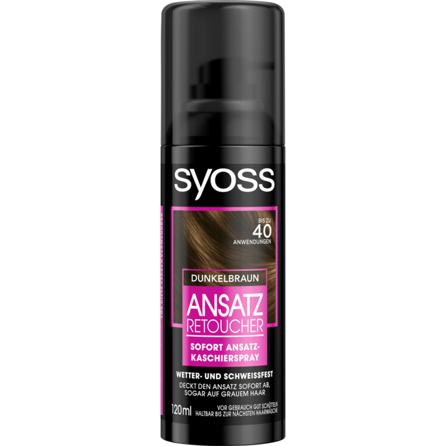 Syoss Uitgroei Spray Donkerbruin 120 ml