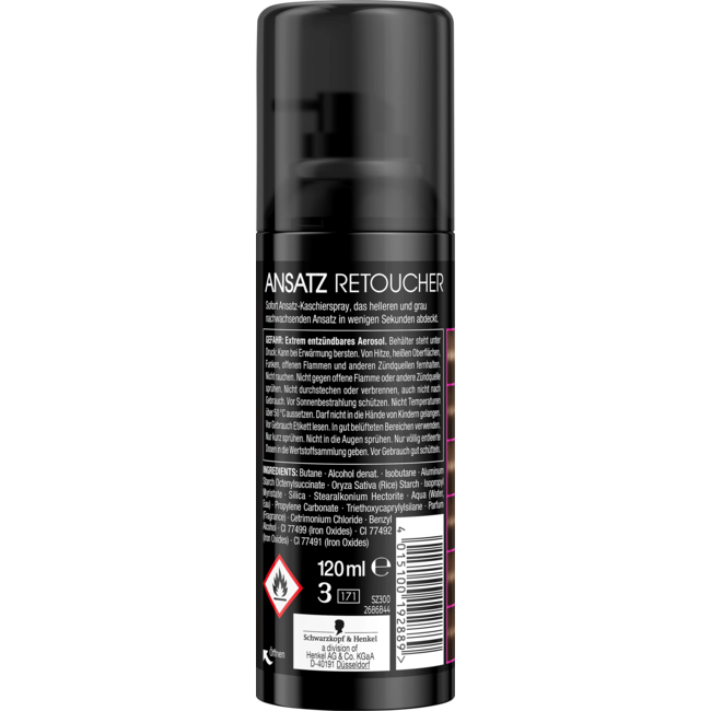 Syoss Uitgroei Spray Bruin 120 ml