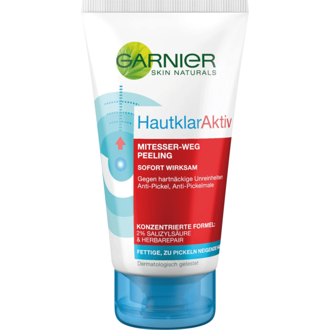 Garnier Skin Naturals Peeling Huid Helder Actief Mee-Eters Weg 150 ml