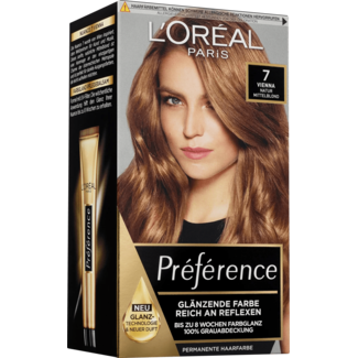 L'Oréal Paris Préférence L'Oréal Paris Préférence Haarverf 7 Wenen Natuur Middenblond