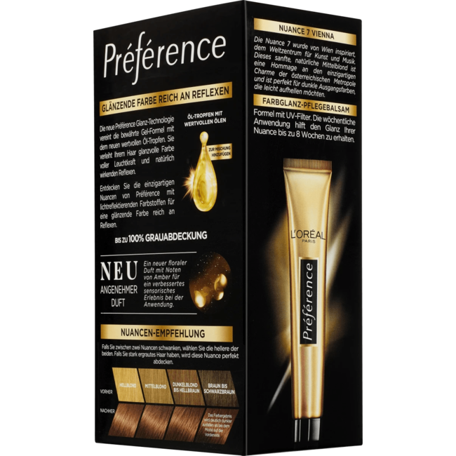 L'Oréal Paris Préférence Haarverf 7 Wenen Natuur Middenblond 1 St