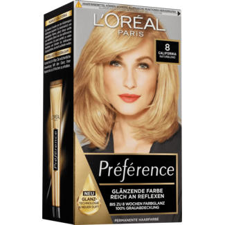 L'Oréal Paris Préférence L'Oréal Paris Préférence Haarverf 8 California Natuurblond