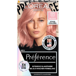 L'Oréal Paris Préférence L'Oréal Paris Préférence Haarverf Vivid Colors 9.213 Roze Goud