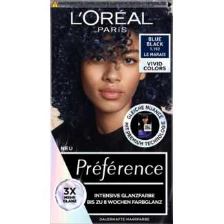 L'Oréal Paris Préférence L'Oréal Paris Préférence Haarverf Vivid Colors 1.102 Blauw Zwart