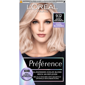 L'Oréal Paris Préférence L'Oréal Paris Préférence Haarverf 9.12 Alaska Cool Blondes