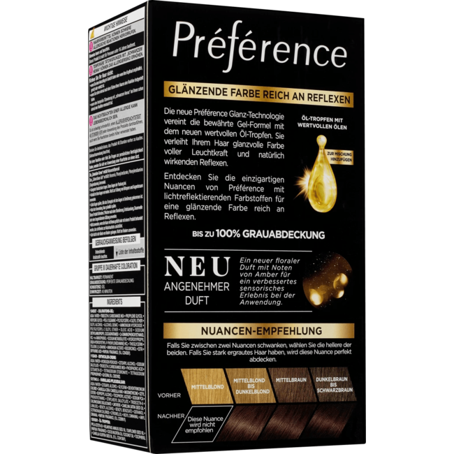 L'Oréal Paris Préférence Haarverf 4.15 Caracas Intensief Middelbruin 1 St