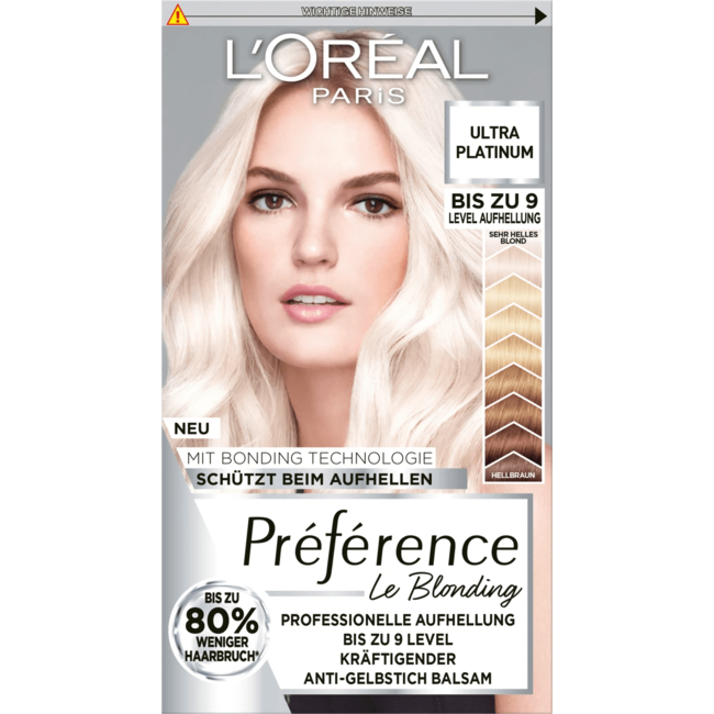 L'Oréal Paris Préférence Haarverf Le Blonding 9L Ultra Platinum