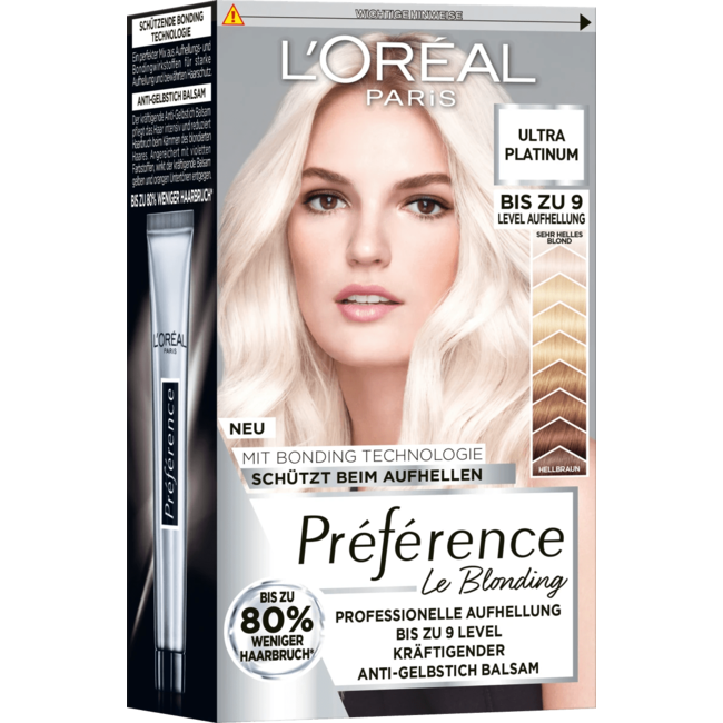 L'Oréal Paris Préférence Haarverf Le Blonding 9L Ultra Platinum
