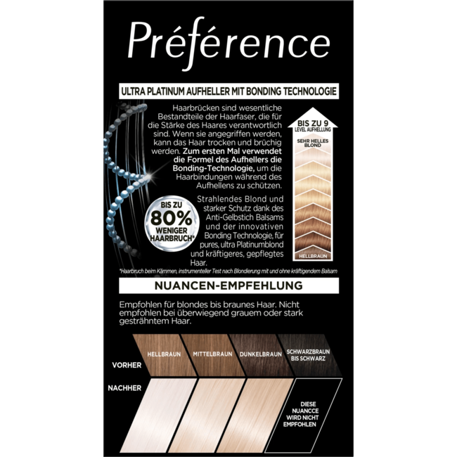 L'Oréal Paris Préférence Haarverf Le Blonding 9L Ultra Platinum