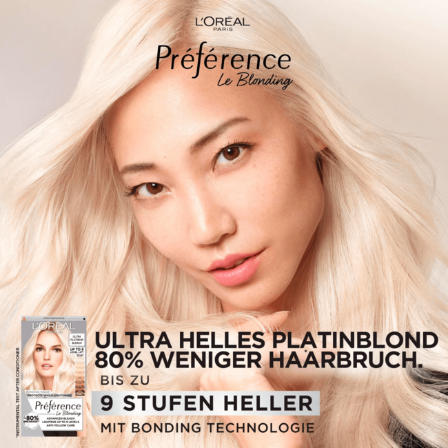 L'Oréal Paris Préférence Haarverf Le Blonding 9L Ultra Platinum