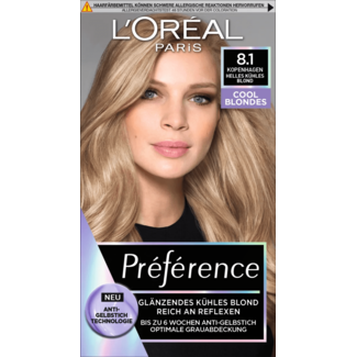 L'Oréal Paris Préférence L'Oréal Paris Préférence Haarverf 8.1 Cool Blondes Kopenhagen