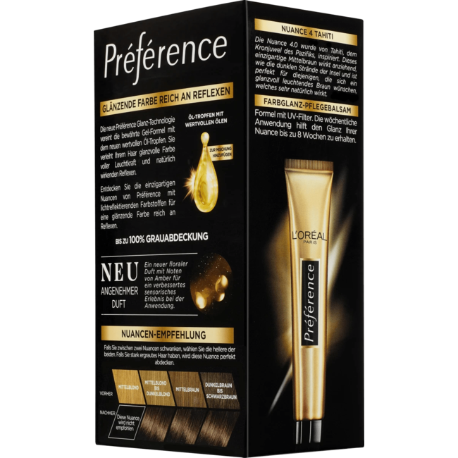 L'Oréal Paris Préférence Haarverf 4 Tahiti Natuurlijk Bruin 1 St
