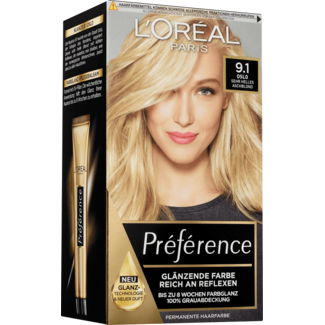 L'Oréal Paris Préférence L'Oréal Paris Préférence Haarverf 9.1 Oslo Zeer Helder Ashblond