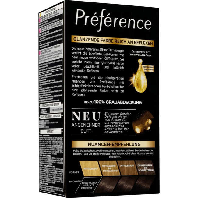 L'Oréal Paris Préférence Haarverf 3.12 Toronto Intens Koel Donkerbruin 1 St