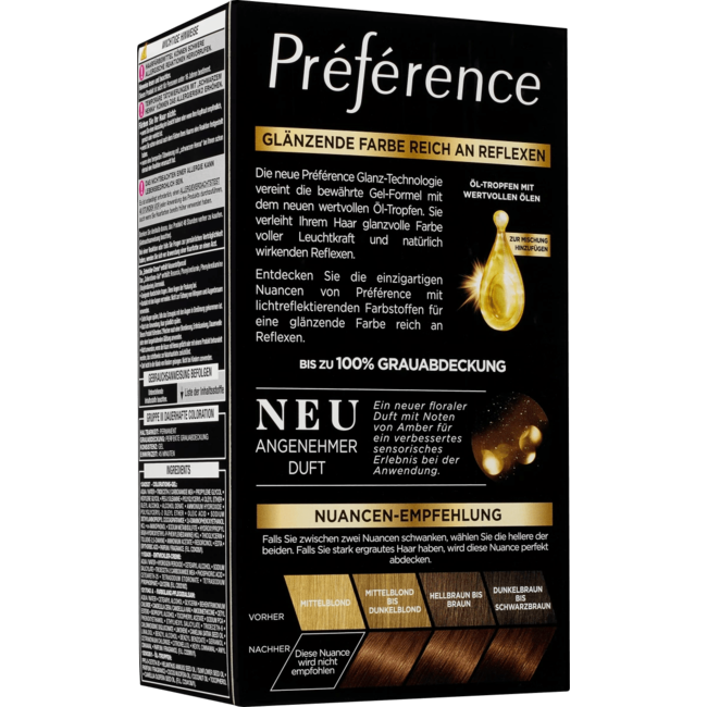 L'Oréal Paris Préférence Haarverf 5.3 Virginia Licht Goudbruin 1 St