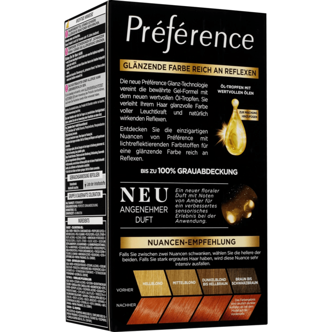 L'Oréal Paris Préférence Haarverf 7.4 Dublin Koperblond 1 St