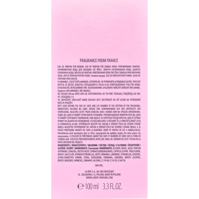 La Rive Her Choice Eau De Parfum 100 ml