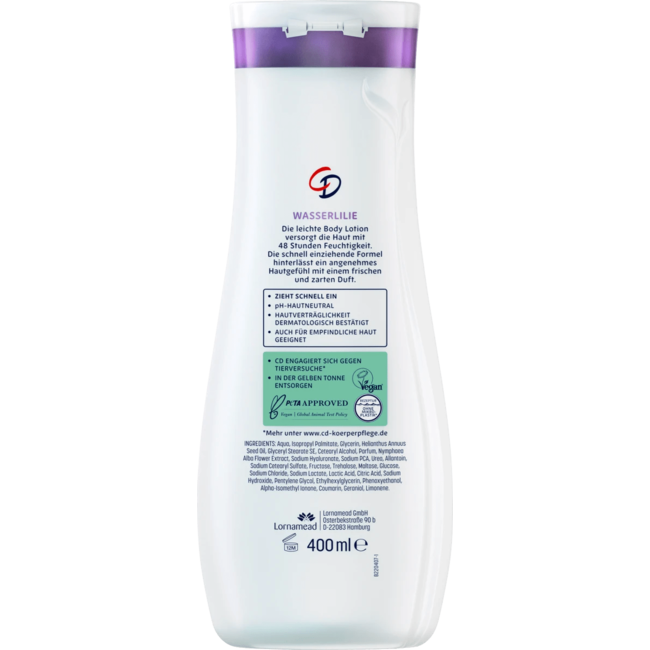 Cd Bodylotion Waterlelie 400 ml
