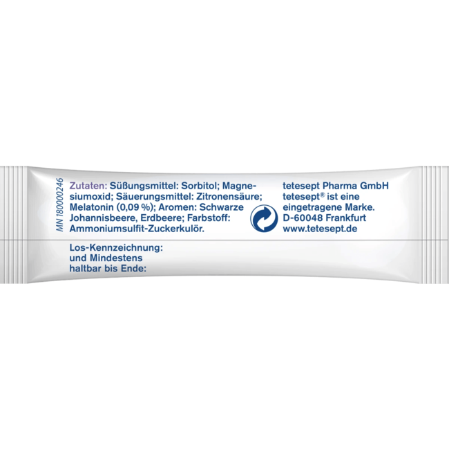 Tetesept Melatonine Magnesium Direkt Sticks 36 g