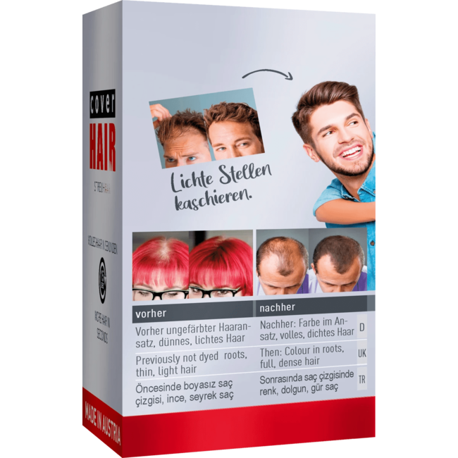 Cover Hair Strooibaar Haarverdikker Mediumbruin 14 g