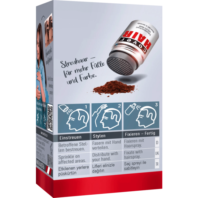 Cover Hair Strooibaar Haarverdikker Mediumbruin 14 g