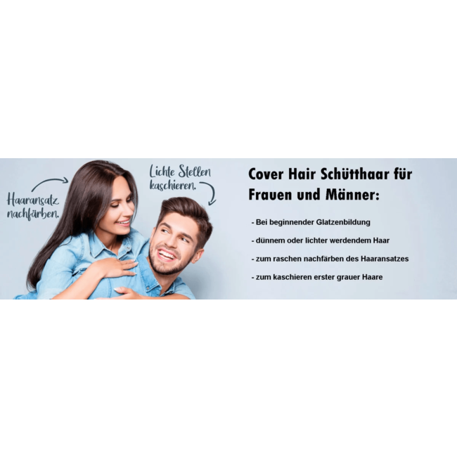 Cover Hair Strooibaar Haarverdikker Zwart 14 g