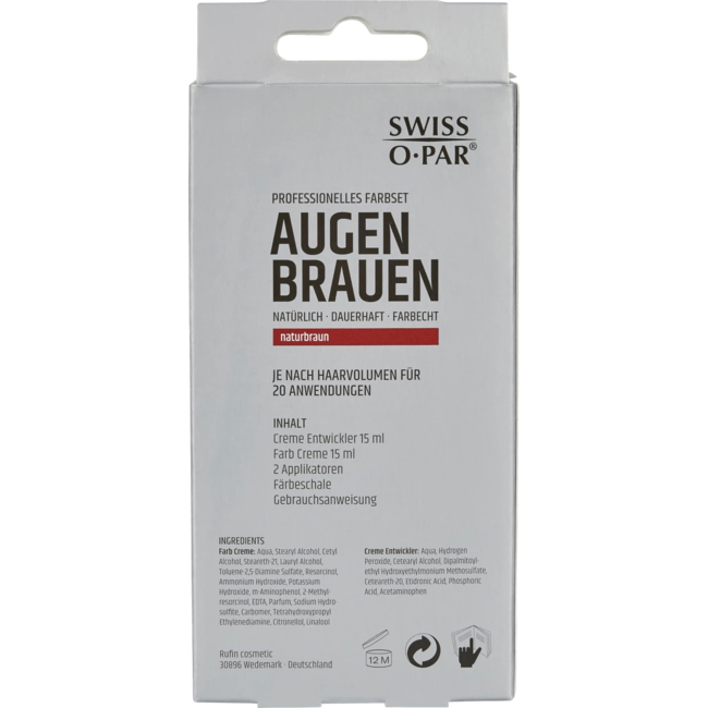 Swiss-O-Par Wenkbrauwverf Natuurbruin 1 St