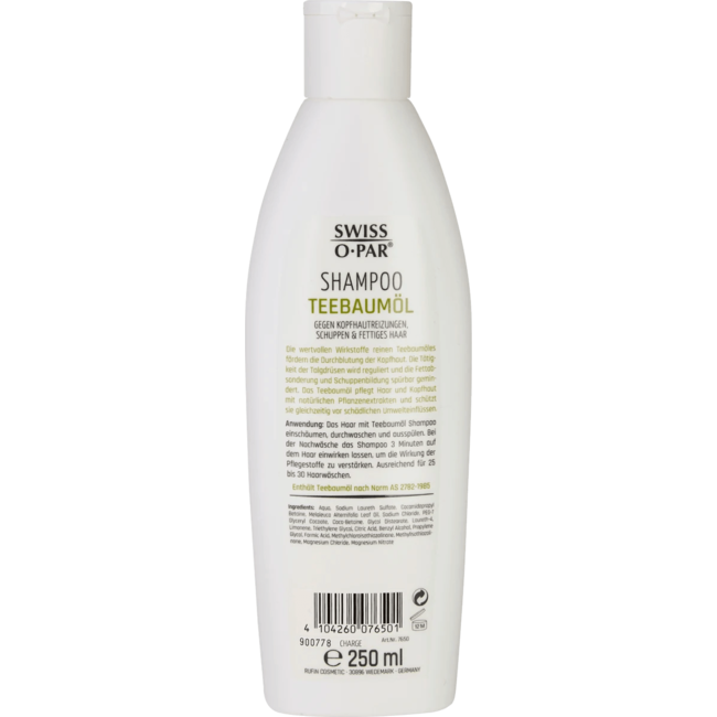 Swiss-O-Par Shampoo Tea Tree Olie 250 ml