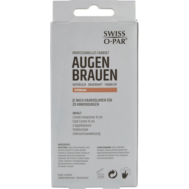 Swiss-O-Par Wenkbrauwverf Lichtbruin 1 St