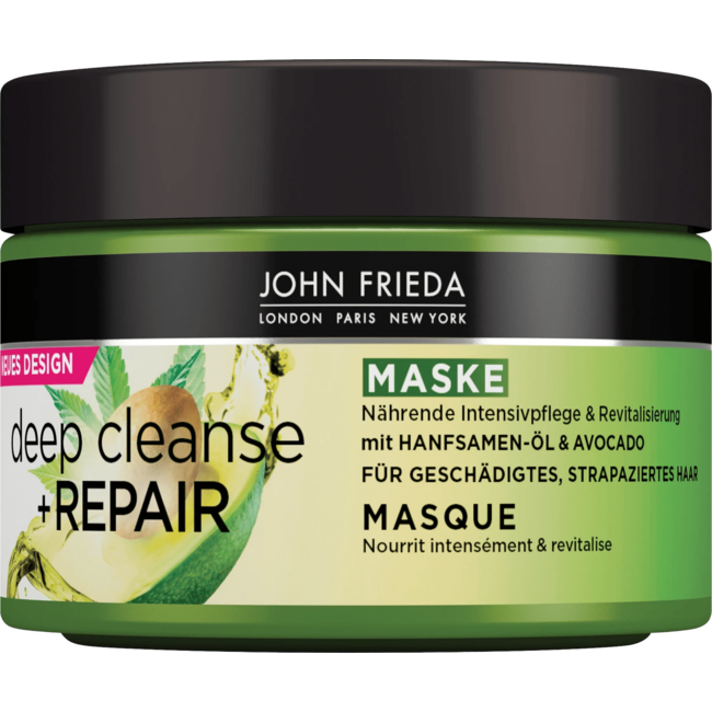 John Frieda Haarmasker Deep Cleanse & Repair 250 ml