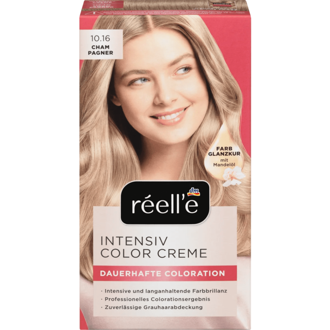 réell'e hair color Intensiv Color Creme 10.16 champagner, 110 ml