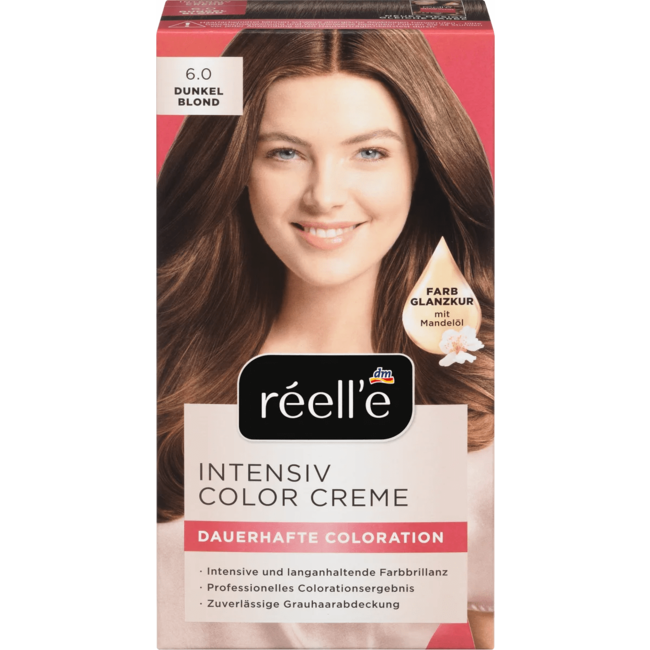 Réell‘E Intensive Color Cream Haarverf 6.0 Donkerblond 110 ml