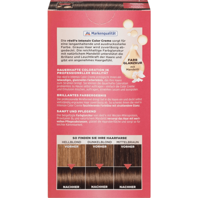 Réell‘E Intensive Color Cream Haarverf 6.0 Donkerblond 110 ml