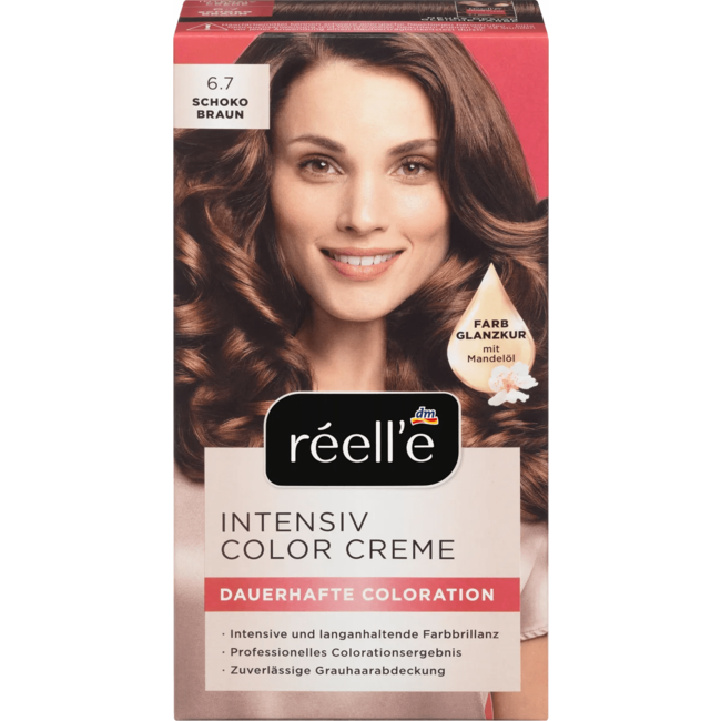 Réell‘E Intensive Color Cream Haarverf 6.7 Chocobruin 110 ml