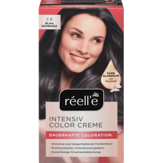 Réell‘E Réell‘E Intensive Color Cream Haarverf 2.8 Blauwzwart