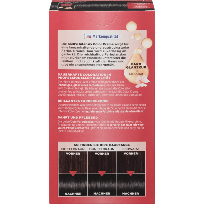 Réell‘E Intensive Color Cream Haarverf 2.8 Blauwzwart 110 ml