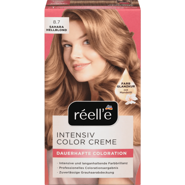 Réell‘E Intensive Color Cream Haarverf 8.7 Sahara Lichtblond 110 ml