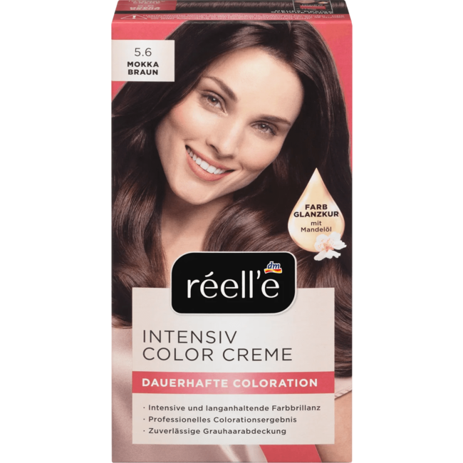 Réell‘E Intensive Color Cream Haarverf 5.6 Mokkabruin 110 ml