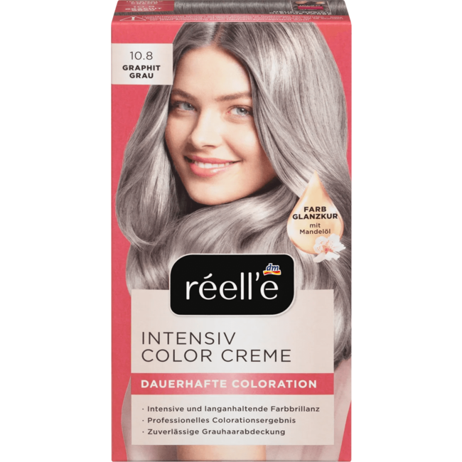 Réell‘E Intensive Color Cream Haarverf 10.8 Grafiet Grijs 1 St