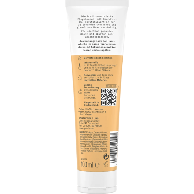 Guhl Haarkuur 30_sec. Vochtigheid 100 ml