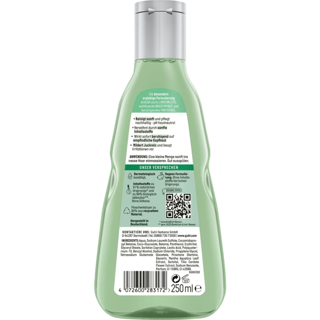 Guhl Milde Shampoo Hoofdhuid Sensitive 250 ml