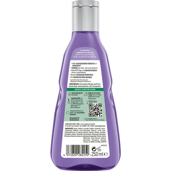 Guhl Shampoo Zilverglans & Care 250 ml