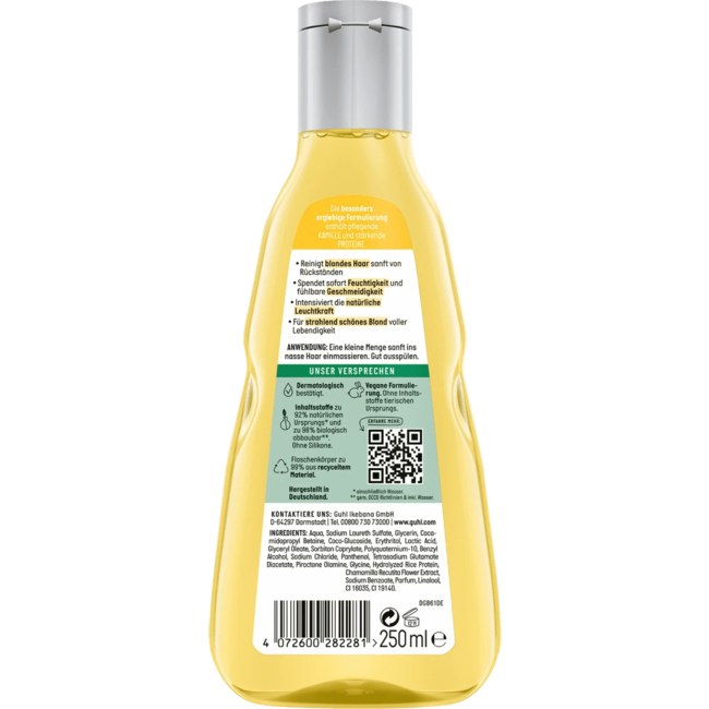 Guhl Shampoo Kleur Glans Blond Fascination 250 ml