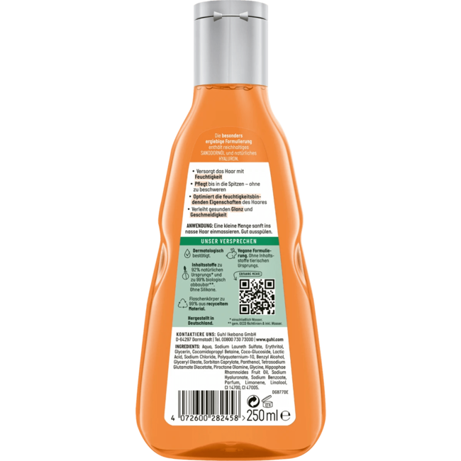 Guhl Shampoo Vochtopbouw 250 ml
