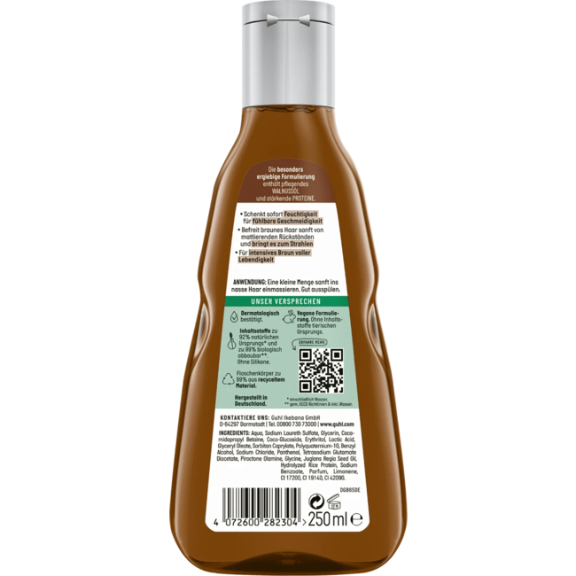 Guhl Shampoo Kleurglans Bruin Fascinatie 250 ml