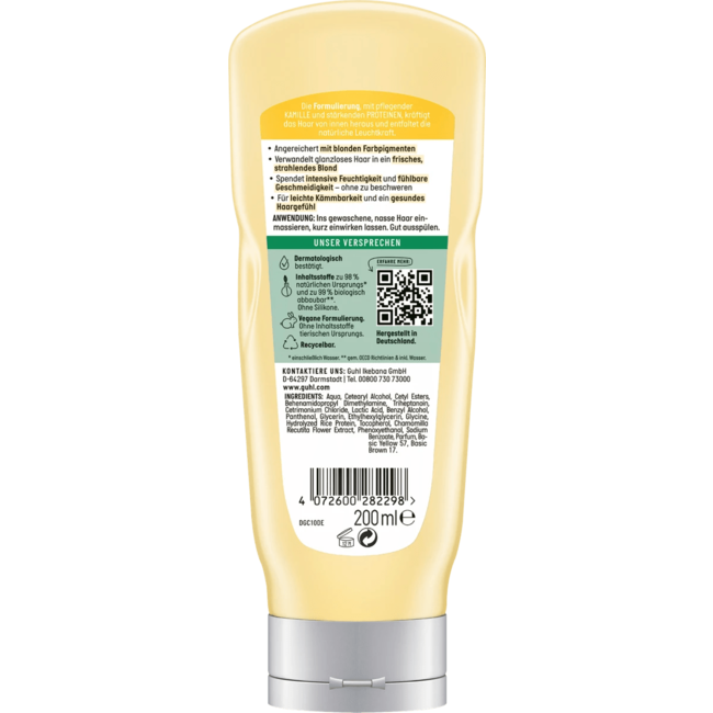 Guhl Conditioner Kleurglans Blond Fascination 200 ml