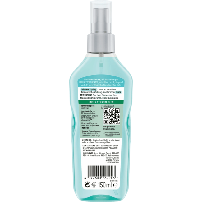 Guhl Föhnlotion Zijdeglans 150 ml