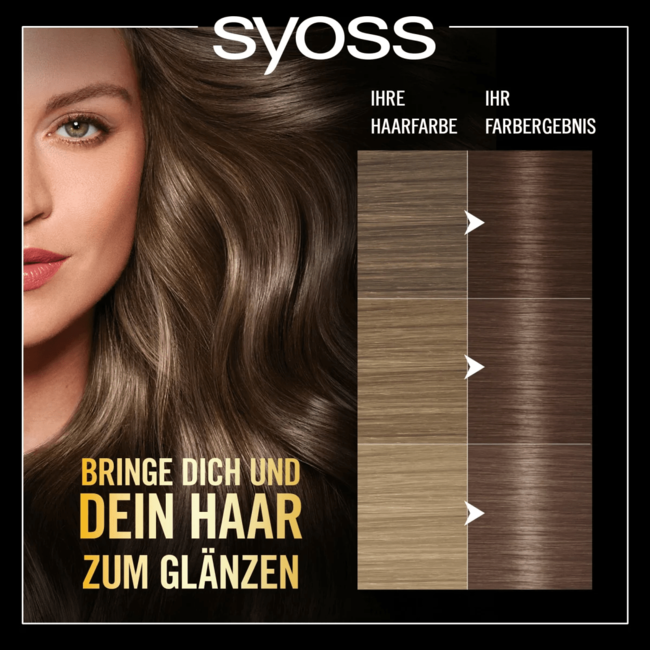 Syoss Oleo Intense Haarverf 6-54 Koel Donkerblond 1 St
