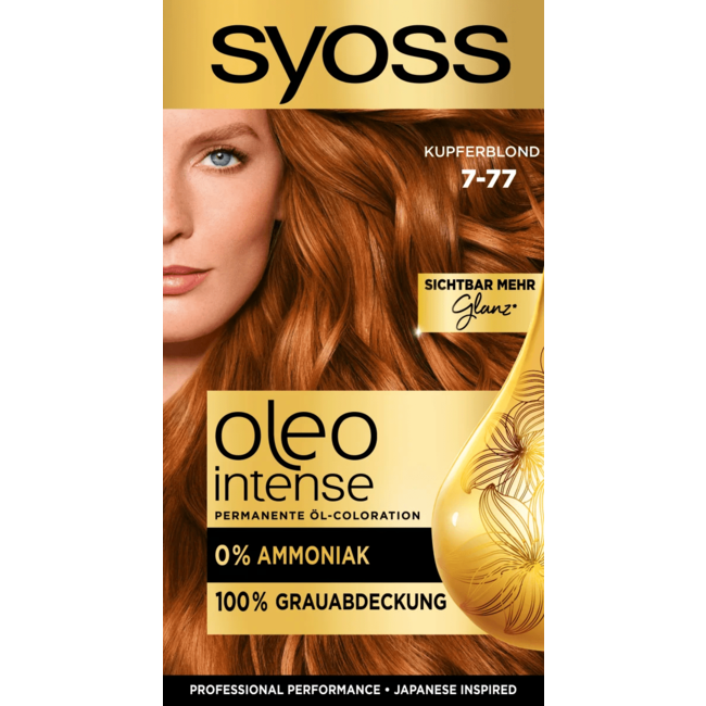 Syoss Oleo Intense Haarverf 7-77 Koperblond 1 St